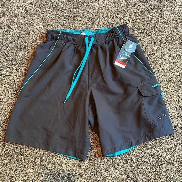 Speedo Men's Knee Length Marina Volley 20 Inch Swim Trunk Shorts Small NWT - Picture 2 of 6